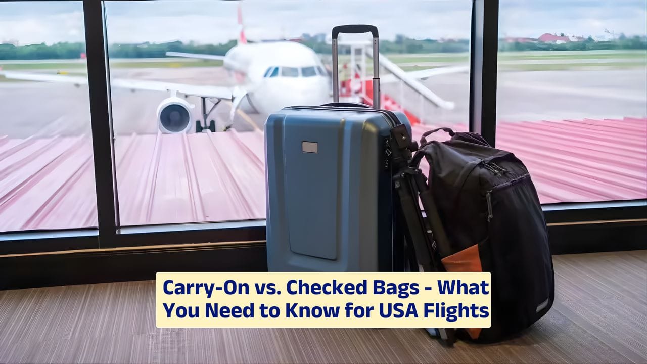Carry-On vs. Checked Bags – What You Need to Know for USA Flights