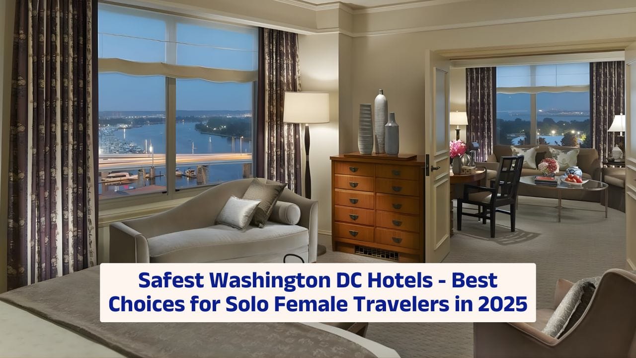 Safest Washington DC Hotels – Best Choices for Solo Female Travelers in 2025
