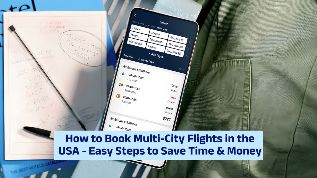 How to Book Multi-City Flights in the USA – Easy Steps to Save Time & Money