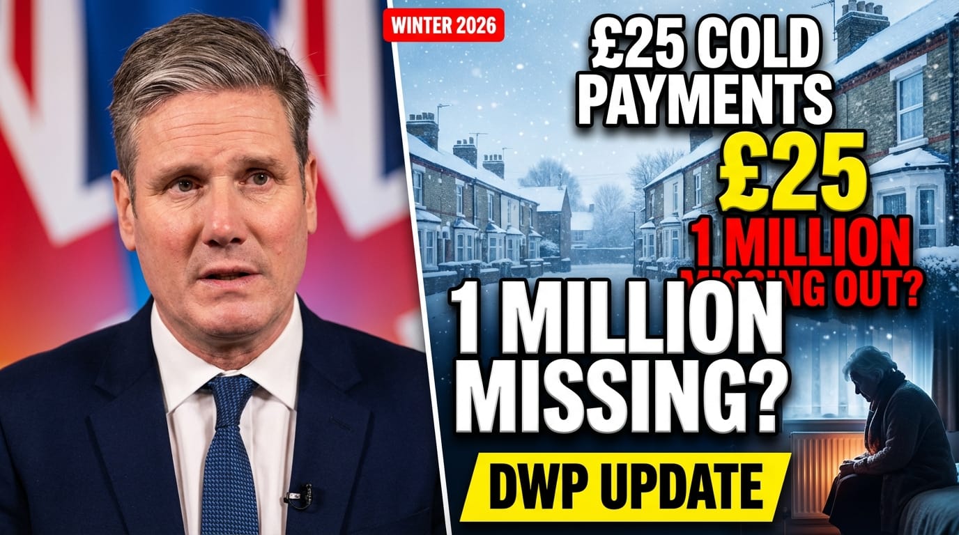 DWP Cold Weather Payments Update – Nearly 1.5 Million Paid but One Million Pensioners Missing Out
