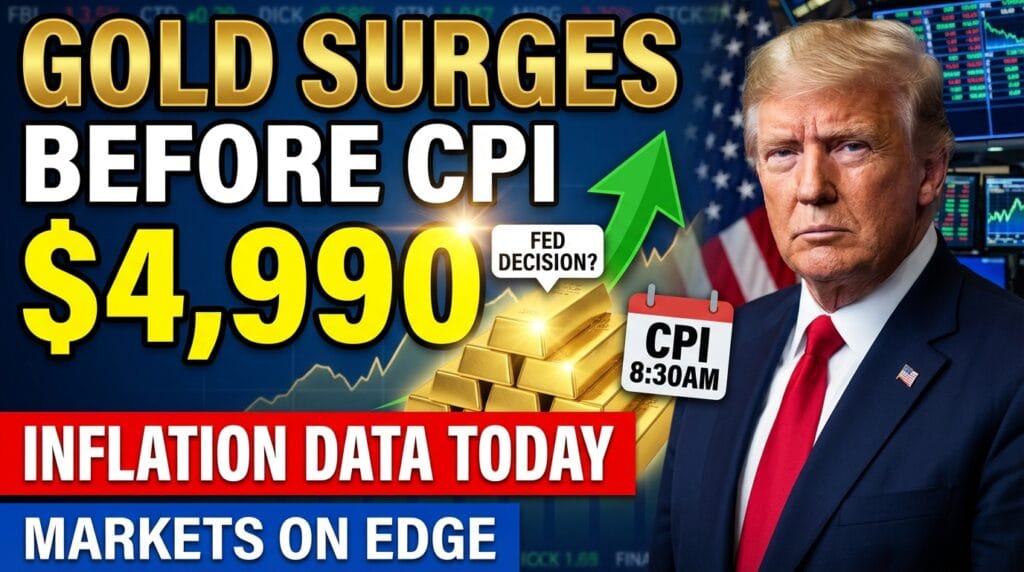 Gold Prices Rise Before US Inflation Data - Markets Await CPI Release