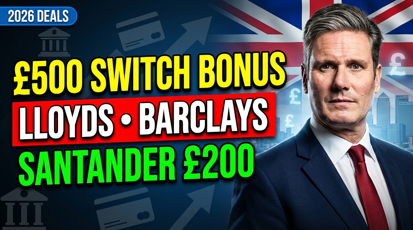 Lloyds, Barclays and Santander Offer Switching Bonuses Worth Hundreds of Pounds