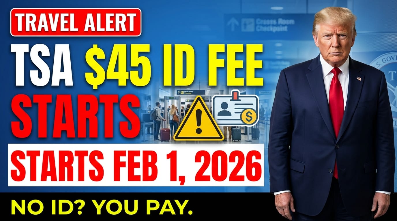 TSA Identity Fee Begins February 1, 2026 – What Travelers Need to Know