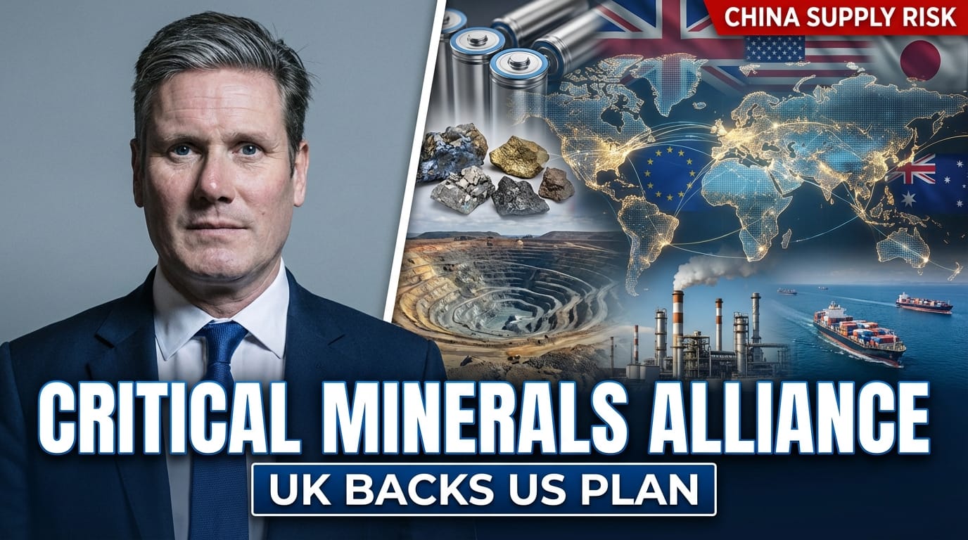 UK Backs Critical Minerals Alliance as US Pushes for Broader Cooperation