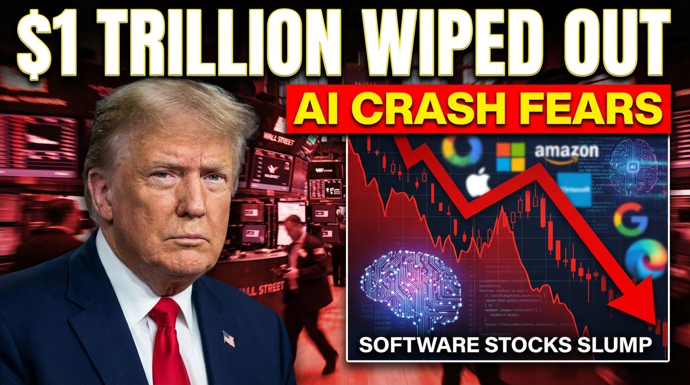 US Software Stocks Slump on AI Fears – Sector Loses $1 Trillion in a Week