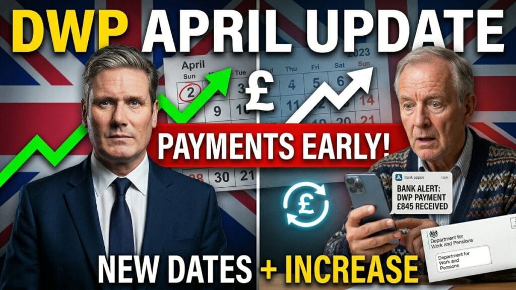 DWP April Payments - Updated Dates and Benefit Changes Explained