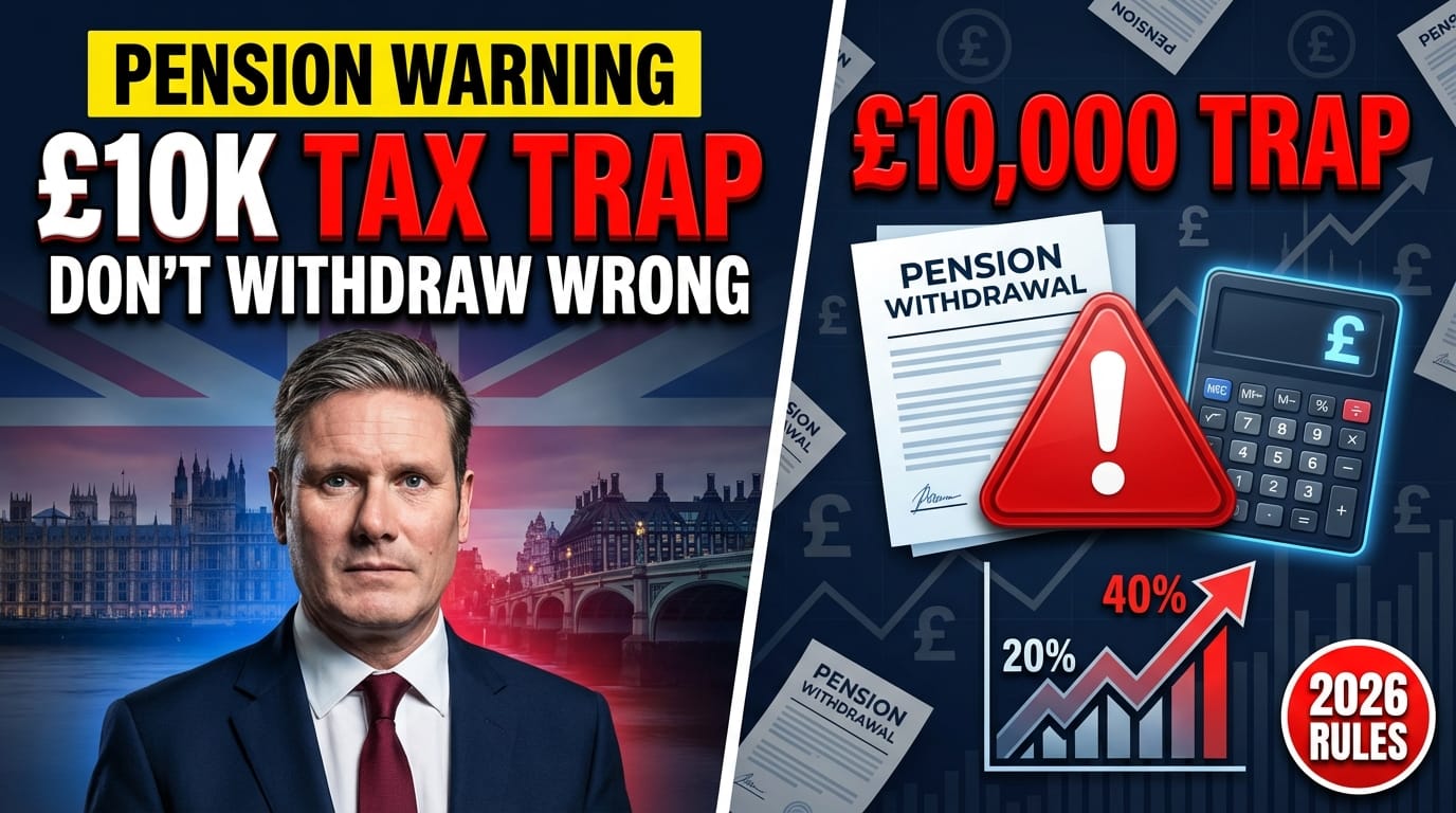 Pension Withdrawal Tax Warning – Martin Lewis Explains the £10,000 Pension Trap