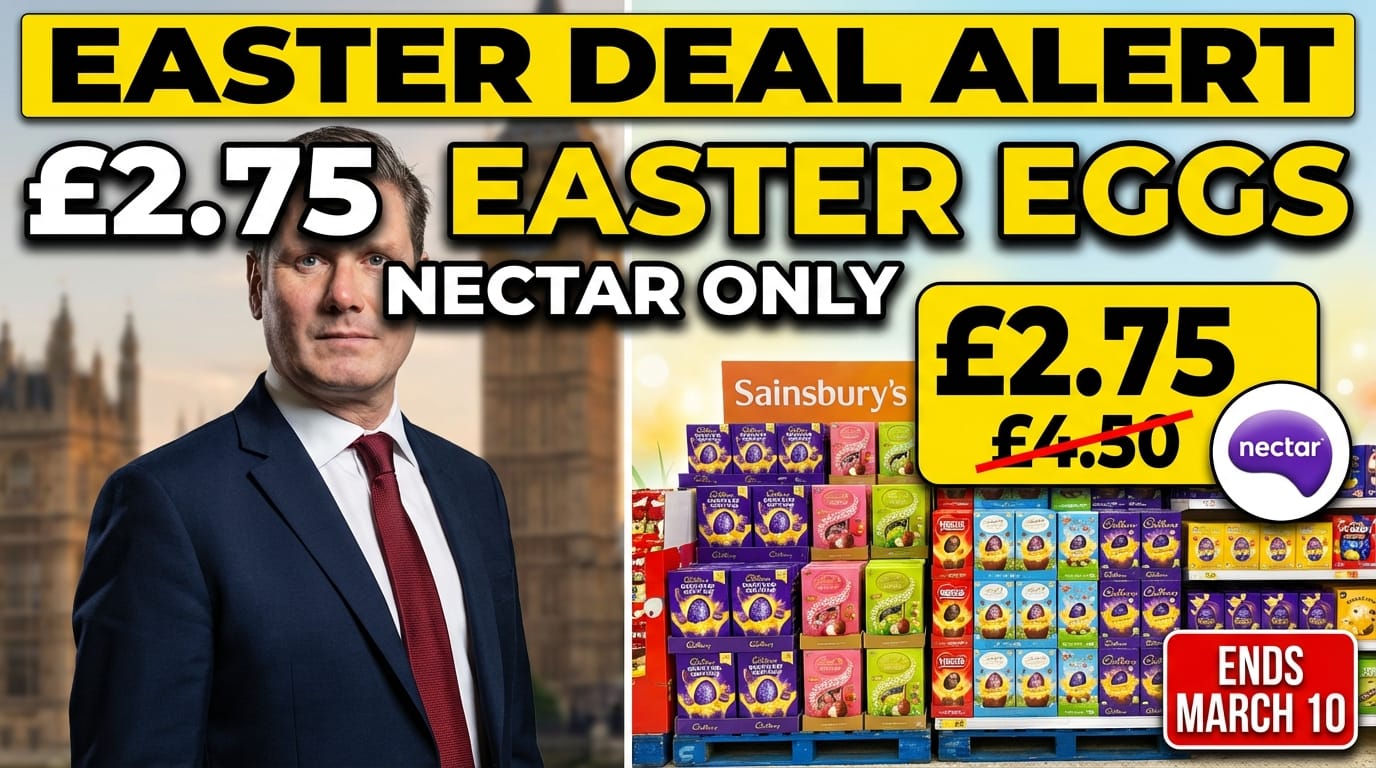 Sainsbury’s Easter Promotion – Nectar Card Discounts Rolled Out Ahead of April Holiday