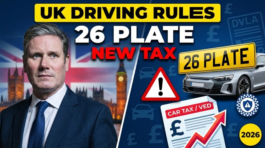 UK Driving Rule Changes March 2026 - Car Tax, Number Plate Rules and