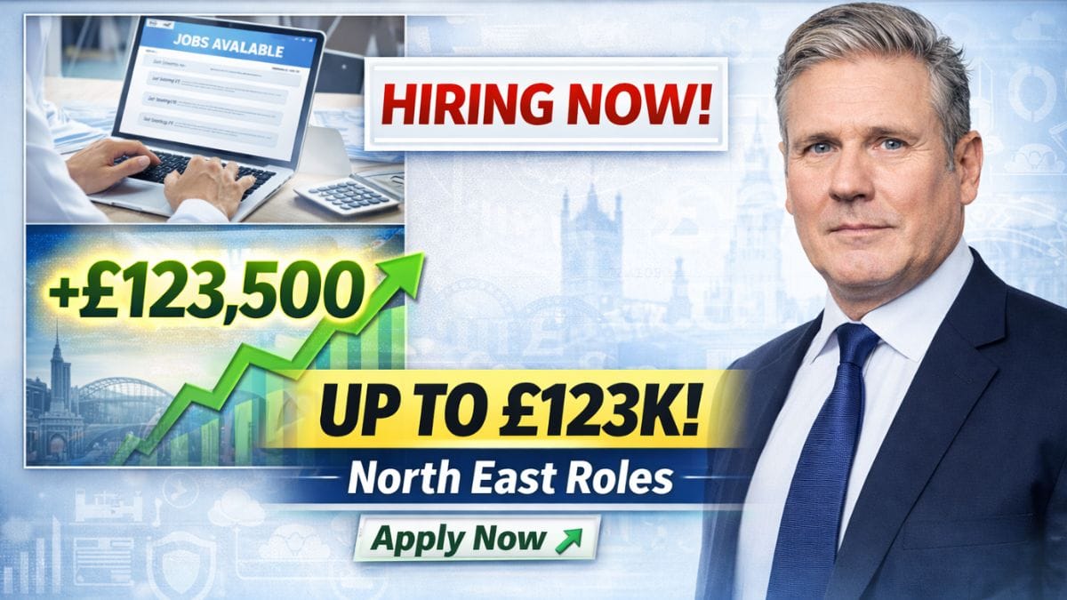 DWP Jobs North East – Full Vacancy List With Salaries Up to £123,500