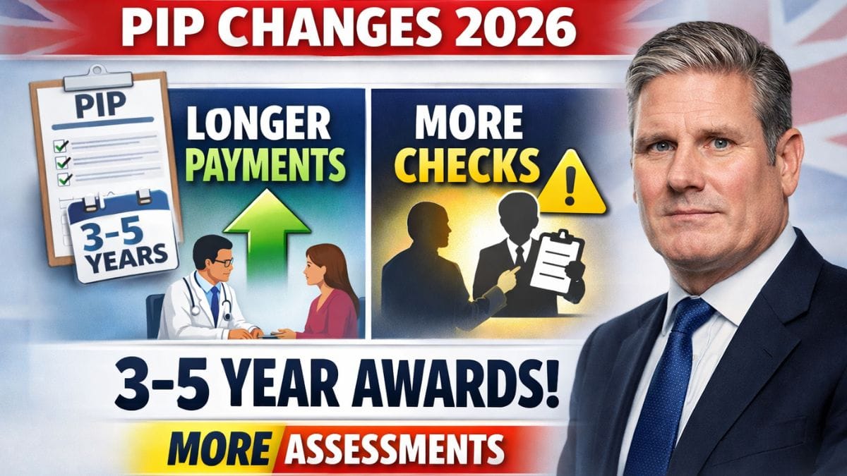 DWP PIP Changes from April 2026 – Longer Awards and More Assessments