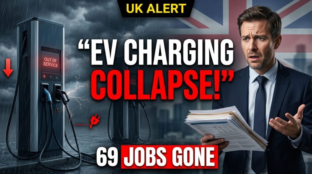 UK EV charging station switched off highlighting infrastructure risks after EO Charging administration