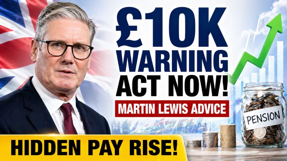 Martin Lewis Pension Advice – Why Workers Over £10,000 Should Act Now
