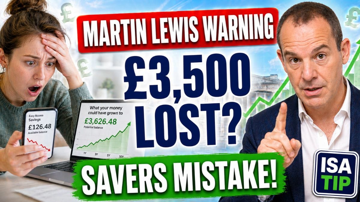 Martin Lewis Warning – How Savers Could Miss a £3,500 Growth Opportunity