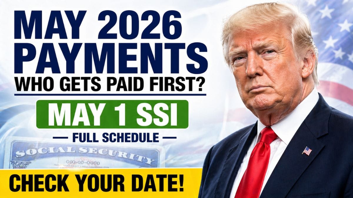 May 2026 Social Security Payment Schedule – Who Gets Paid First and When