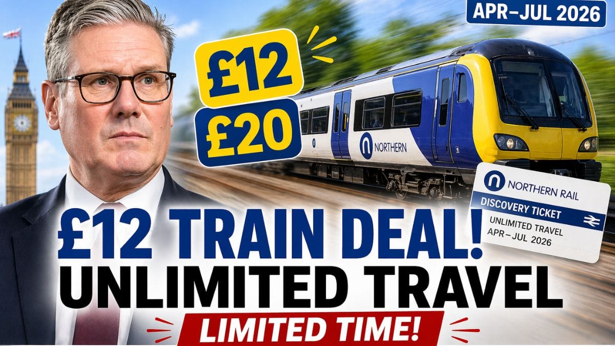 Northern Train Offer – £12 Unlimited Day Travel with ECHO Tokens