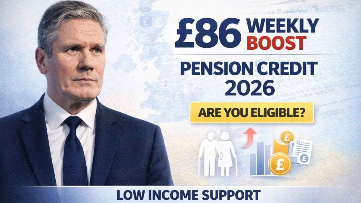 Pension Credit Boost 2026 – Extra £86 Weekly Support for Eligible Pensioners