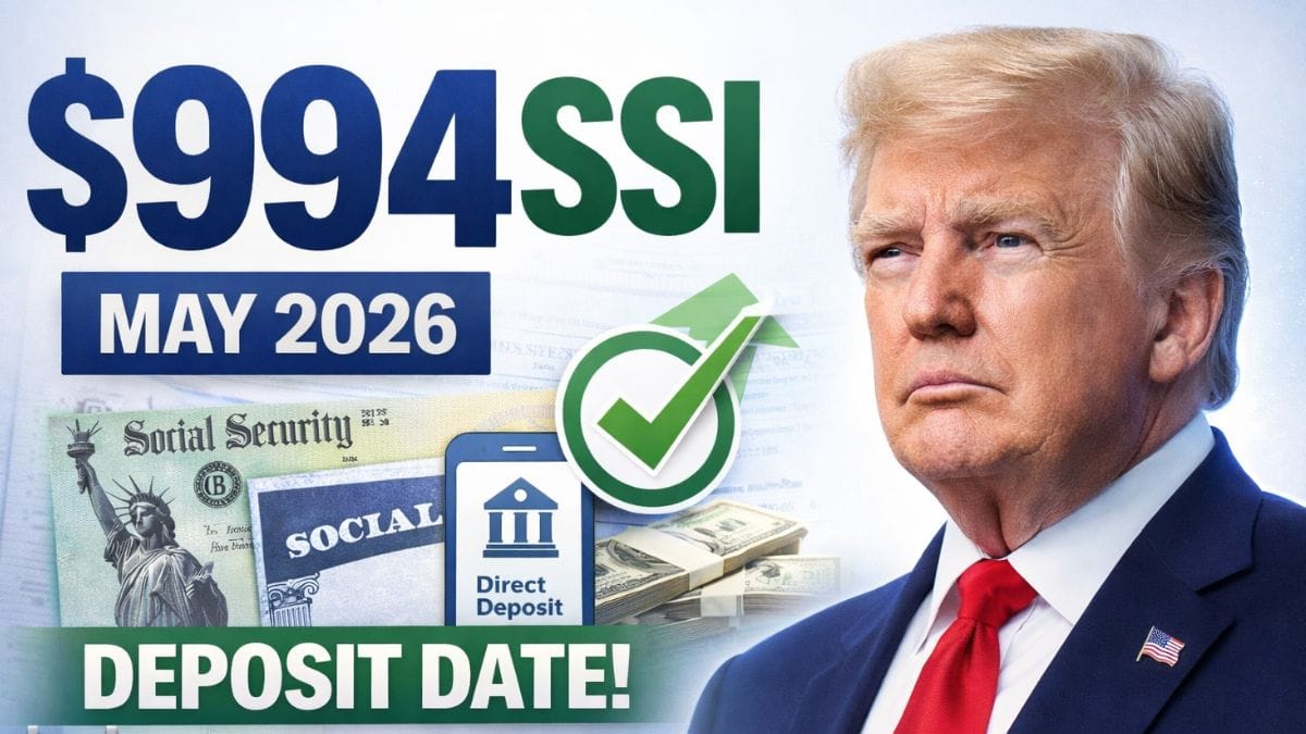 SSI Payment May 2026 – $994 Deposit Dates, Eligibility, and Benefit Details