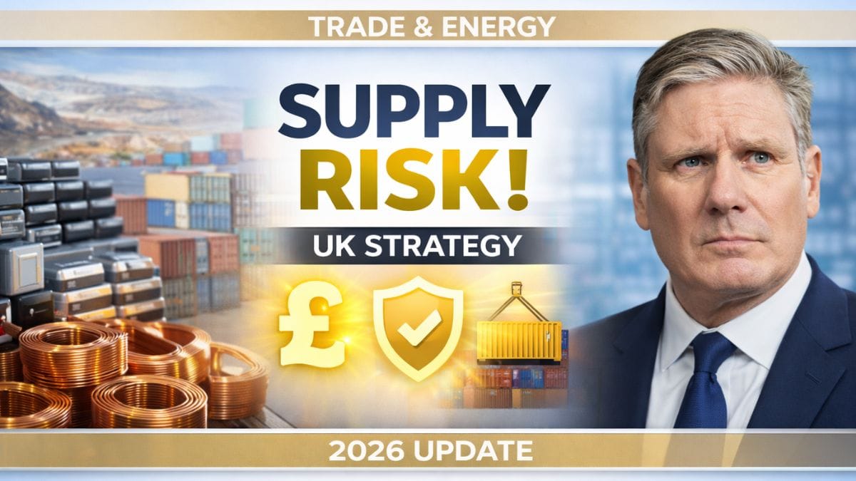 Trade Finance for Critical Materials – UK Strategies for Defence and Energy Security