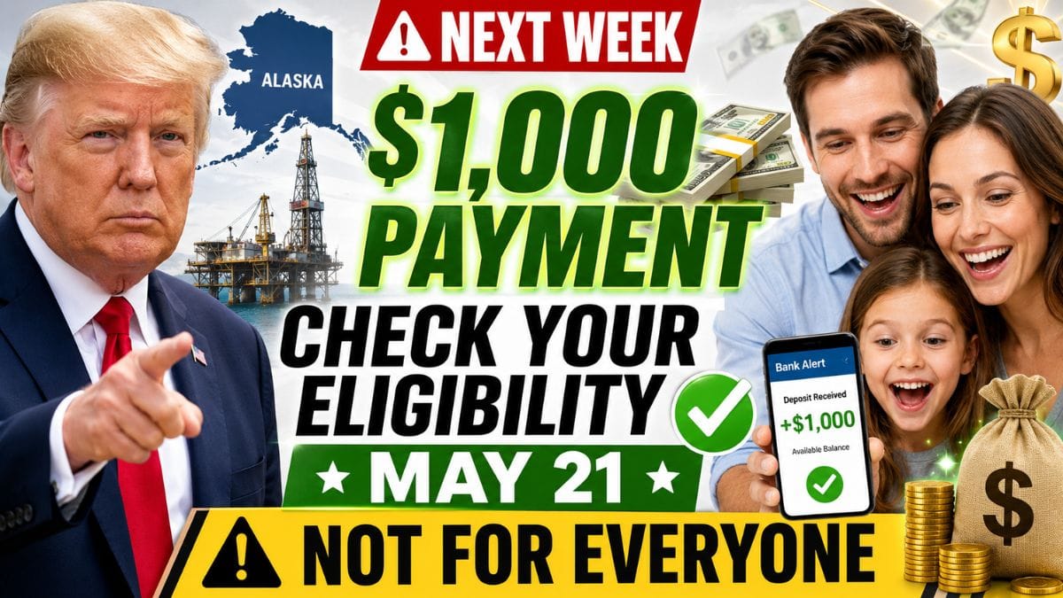 $1,000 Payments Arrive Next Week – Many Americans May Not Realize They Qualify