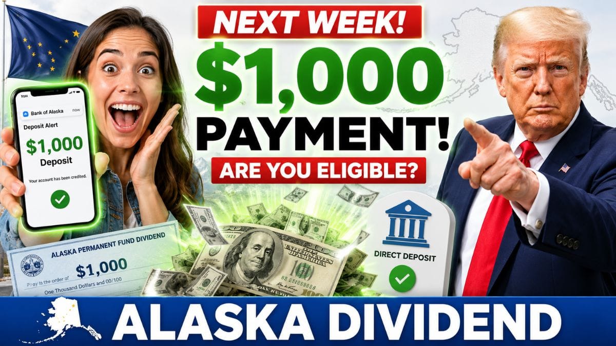 $1,000 Payments Arrive Next Week – Who Qualifies for Alaska’s 2025 Dividend