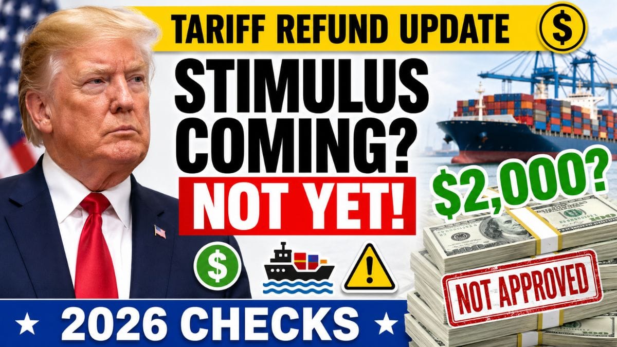 2026 Tariff Refunds – What Americans Should Know About Possible Stimulus Payments