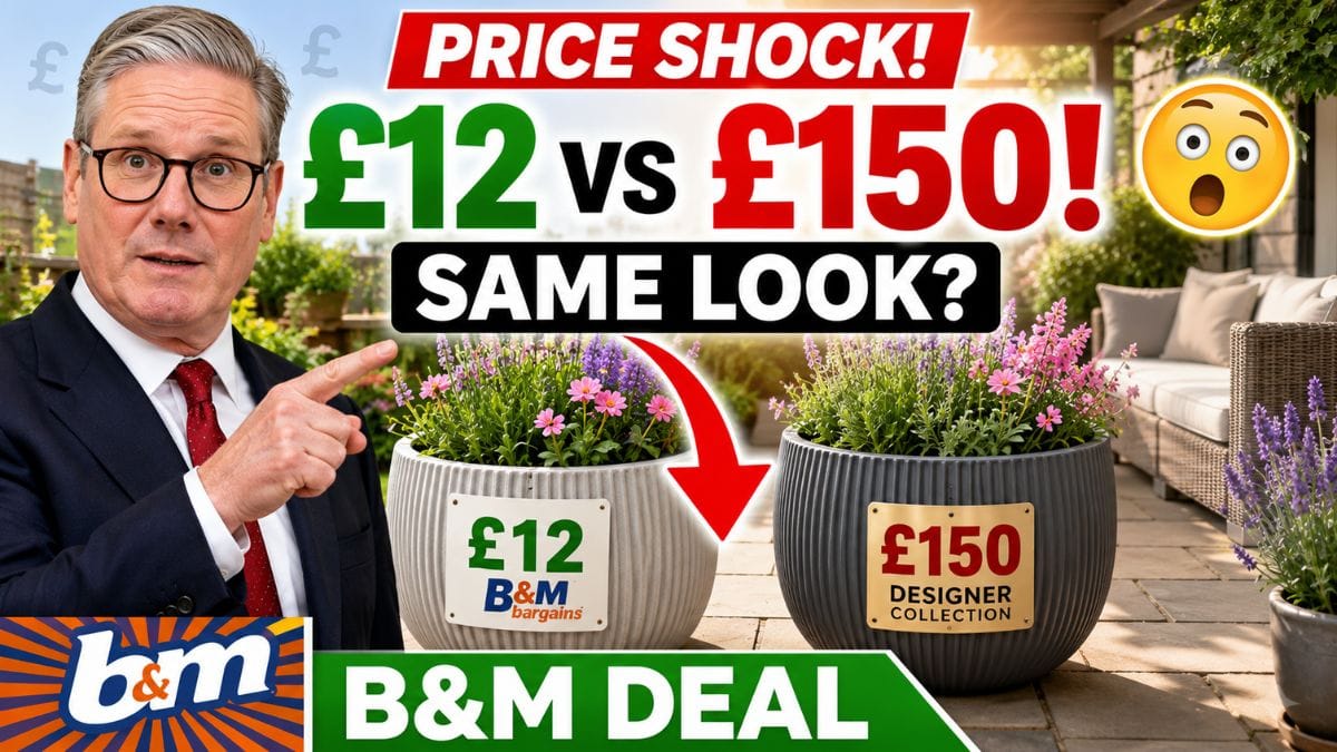 B&M’s £12 Garden Planter Is Turning Heads Against a £150 Designer Alternative