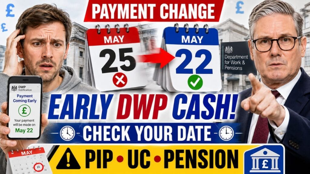 DWP Payment Dates Changing Next Week - Early PIP, Universal Credit and