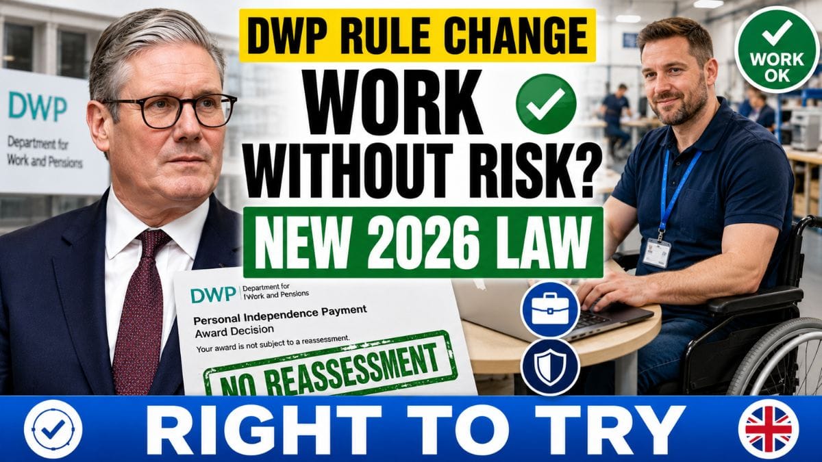 DWP Right to Try Rules – Changes for Universal Credit, PIP and ESA Claimants