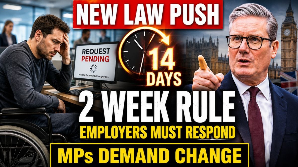 Disabled Workers Rights – MPs Push for Two-Week Employer Response Deadline