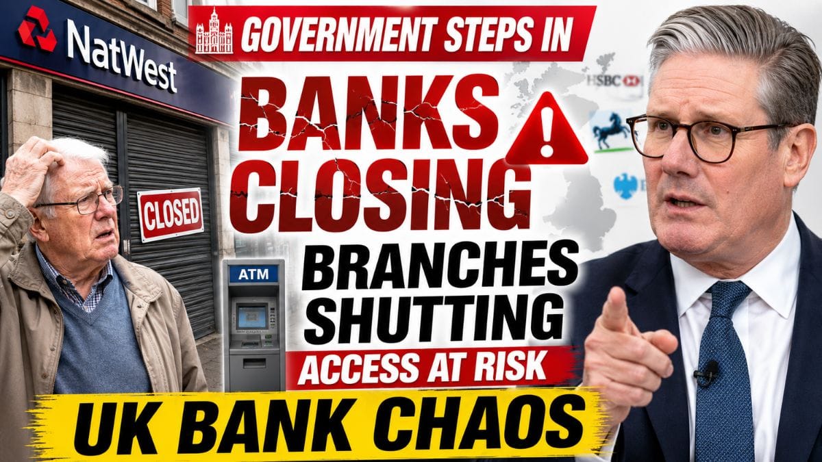 Government Steps In After Major UK Bank Branch Closure Wave