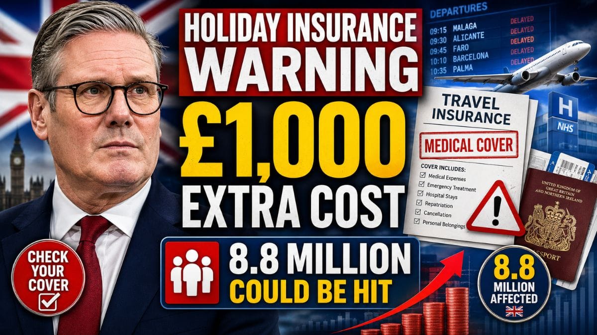 Holiday Insurance Warning – 8.8 Million Could Face £1,000 Extra Travel Costs