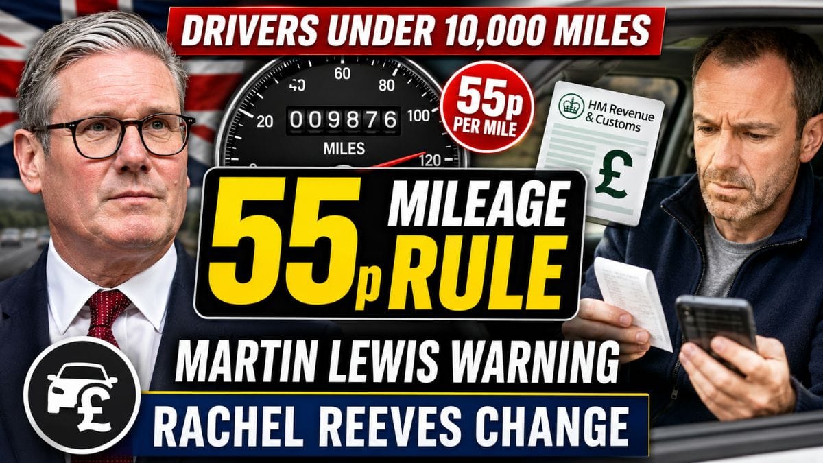 Martin Lewis Flags Rachel Reeves’ 55p Mileage Rule for Drivers Under 10,000 Miles