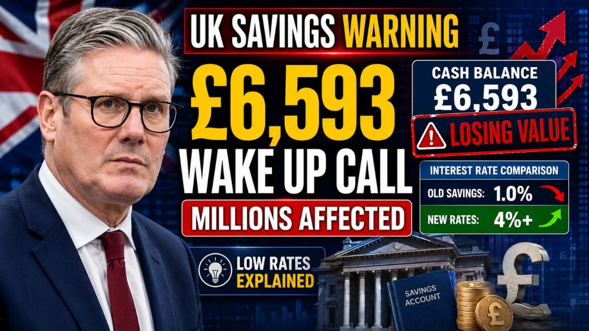 Millions of UK Savers Face £6,593 Wake Up Call – Why Low Rates Persist