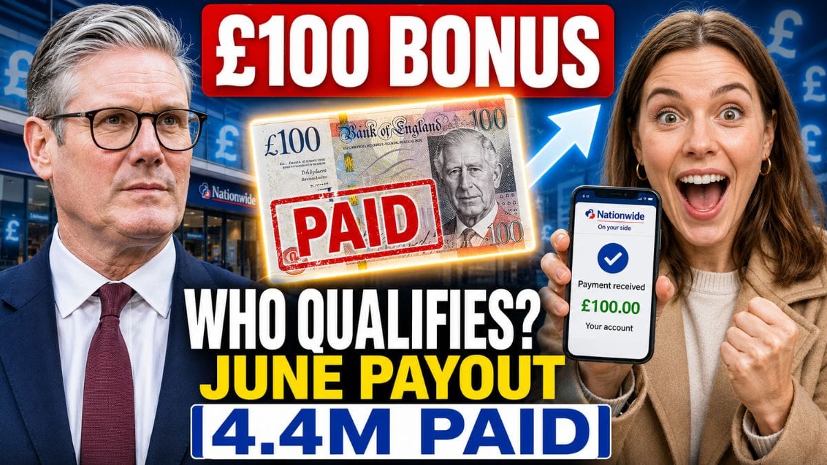 Nationwide Fairer Share Payment 2026 – Who Qualifies for the £100 Bonus