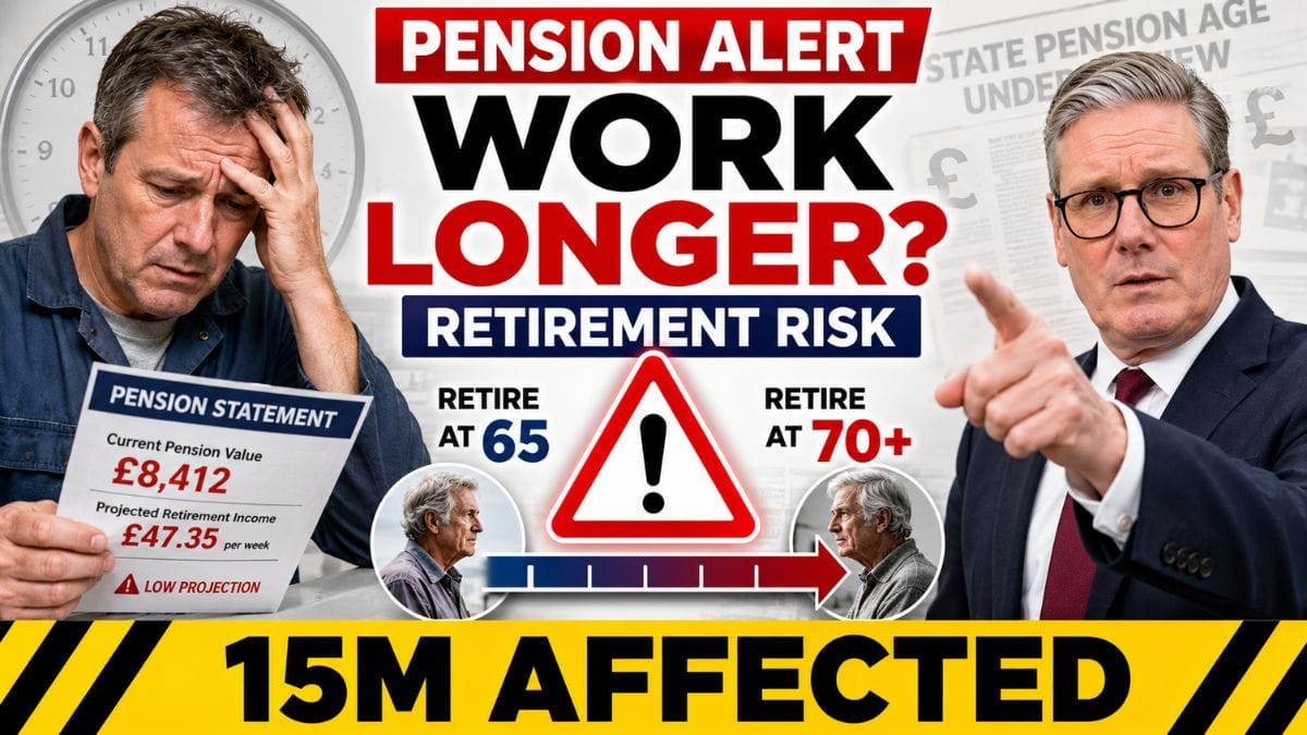 Pension Alert – Millions May Need to Work Longer to Avoid Retirement Shortfalls