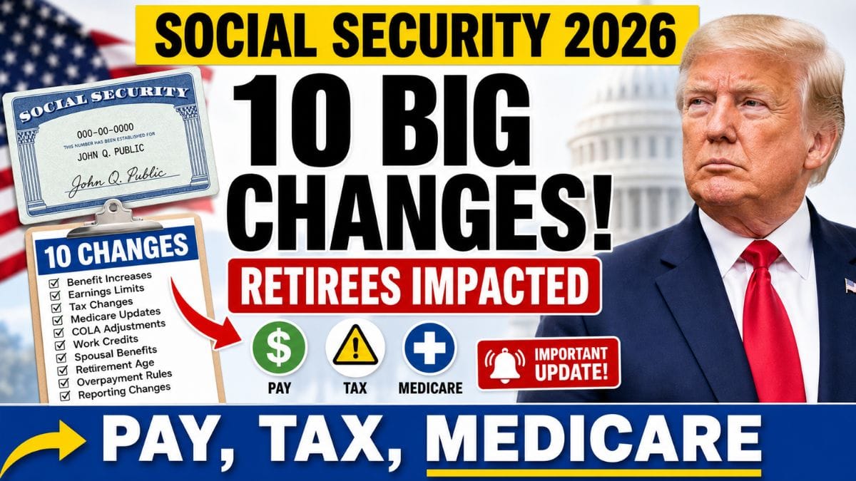 Social Security 2026 – 10 Key Changes Affecting Retirees in the US