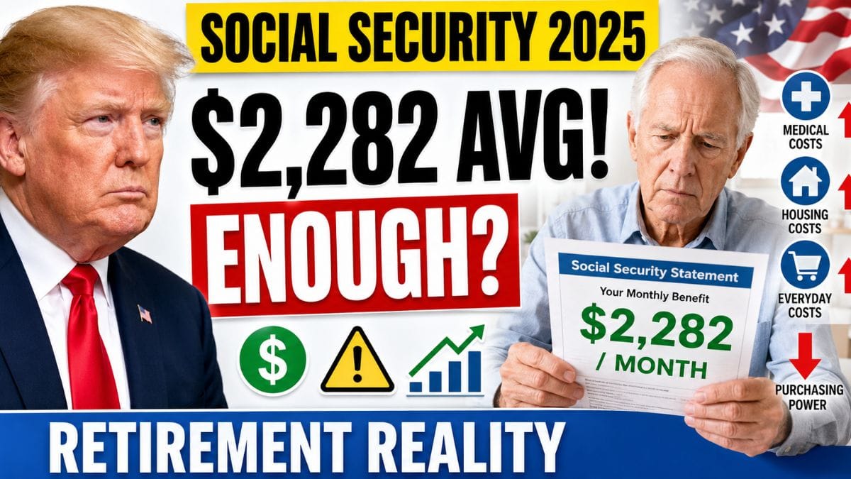 Social Security Benefits – Average Monthly Payments for Men in 2025