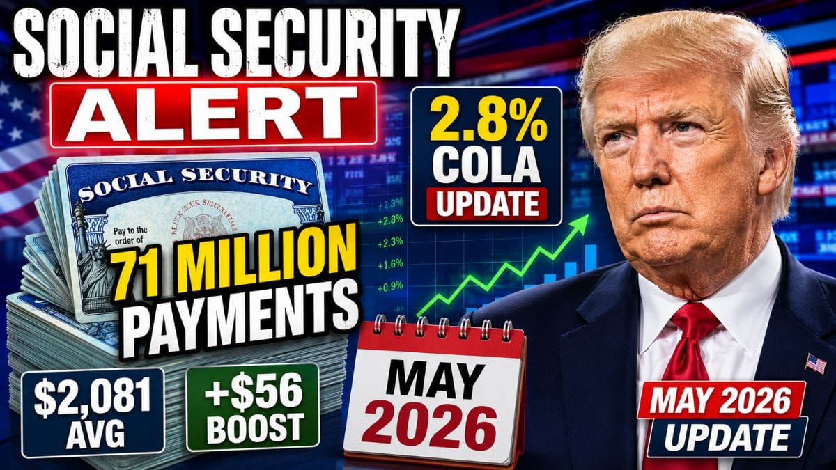 Social Security Payments Hit 71 Million – May 2026 COLA Update Explained