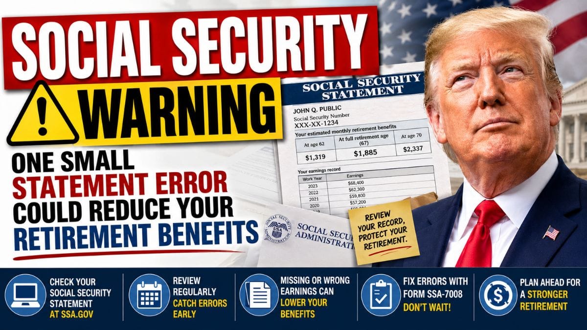 Social Security Warning – One Small Statement Error Could Reduce Your Retirement Benefits