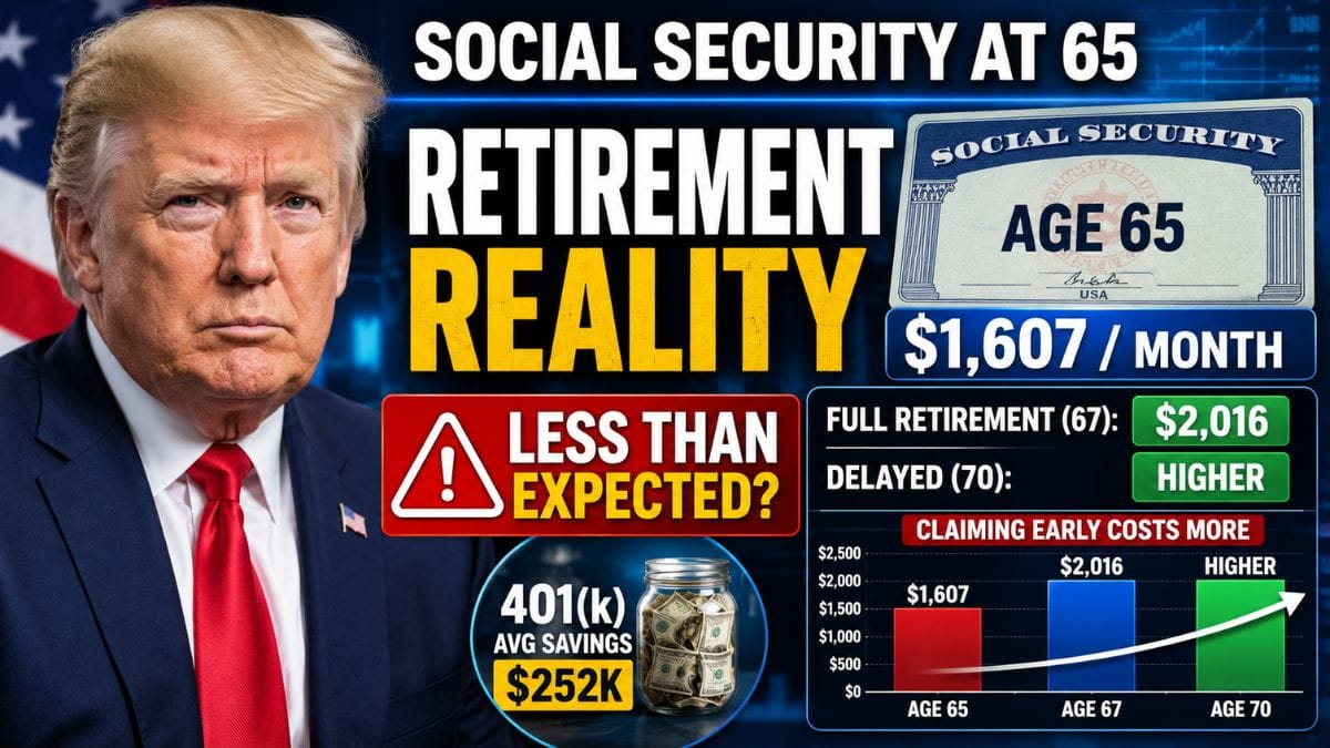 Social Security at 65 – How the Average Benefit Compares With Retirement Reality