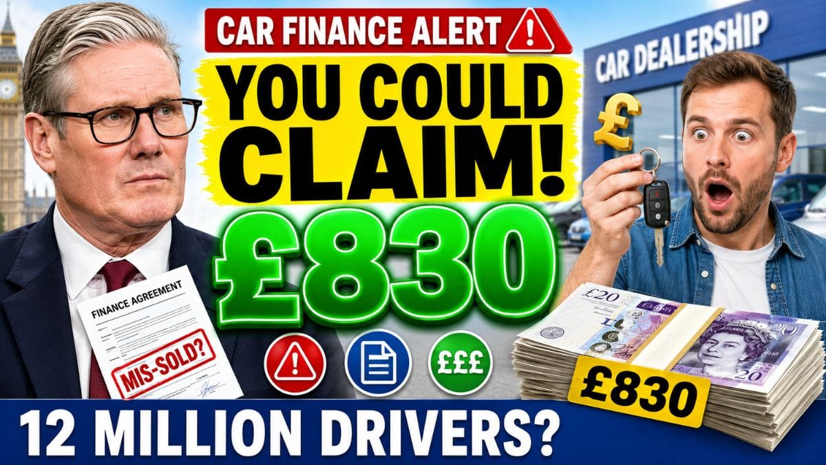 UK Drivers Could Claim £830 Car Finance Payout – Millions May Be Eligible