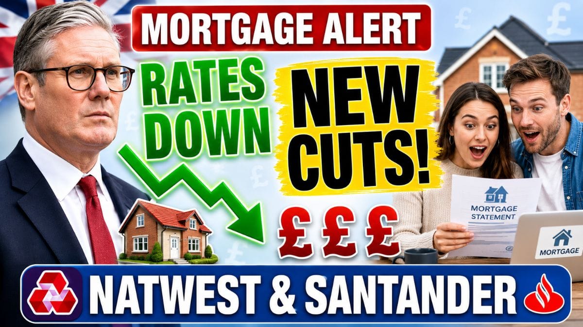 UK Mortgage Rates Shift Again – NatWest and Santander Launch Fresh Cuts