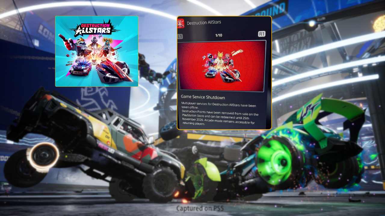 Destruction AllStars Delisted on PS5 as Sony Officially Shuts Down Online Servers