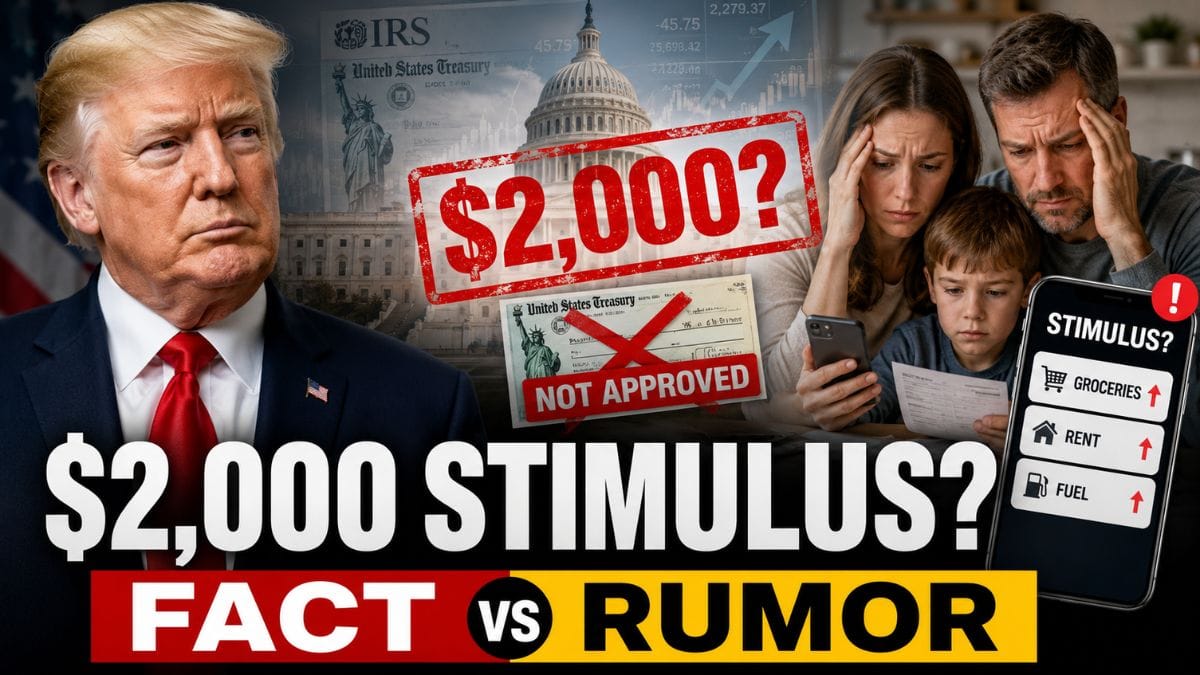 $2,000 Stimulus Check Claims Return – What 2026 Policy Discussions Actually Show