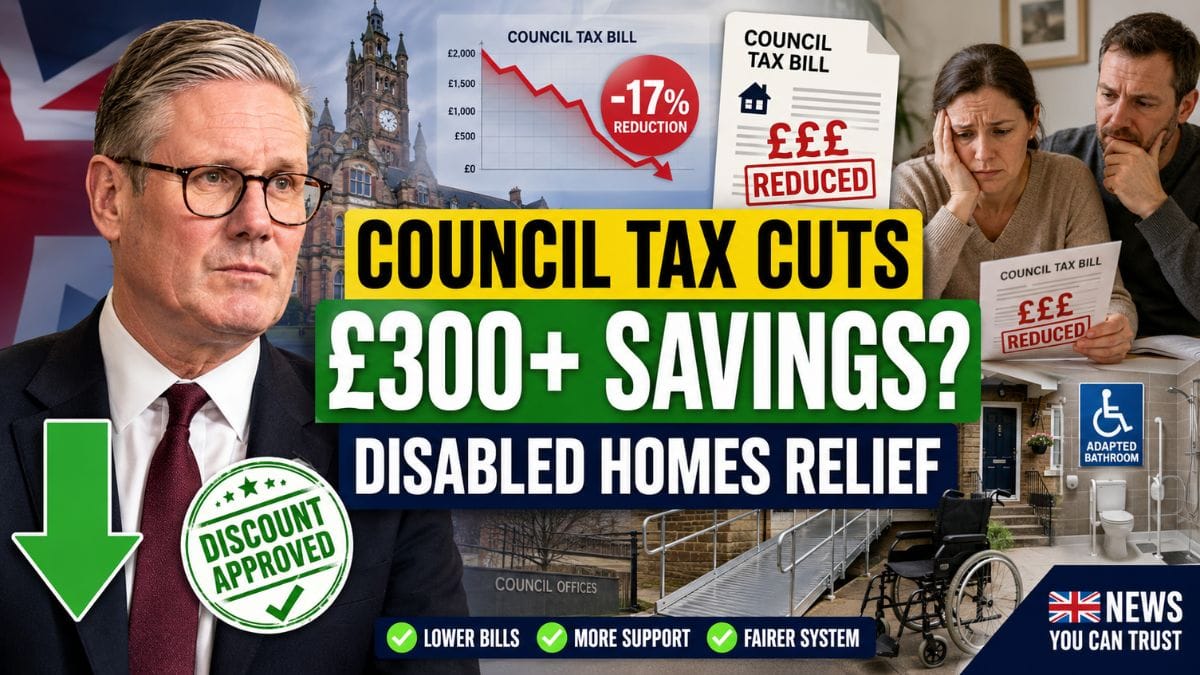 Council Tax Bills Could Fall by Hundreds for Disabled Households – Even Without Benefits