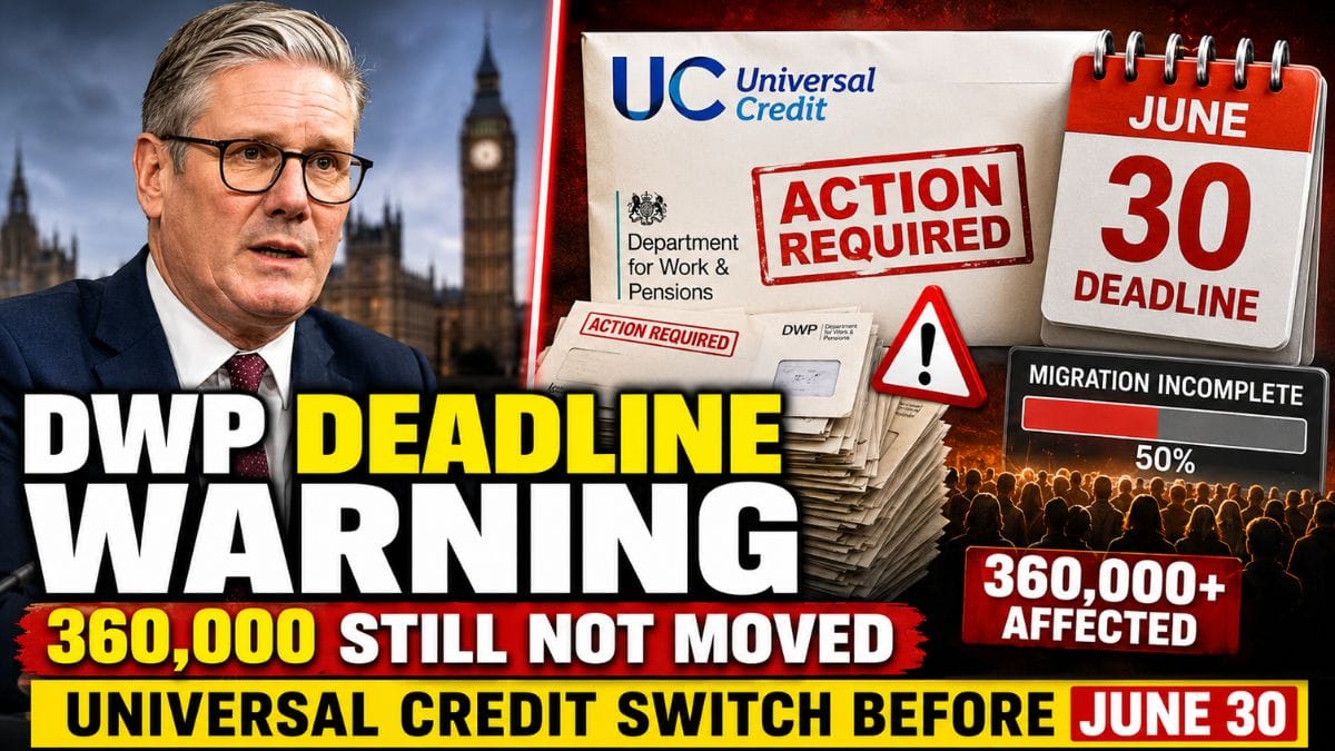 DWP Moves Toward June Deadline as Over 360,000 Benefit Claimants Face Universal Credit Transition