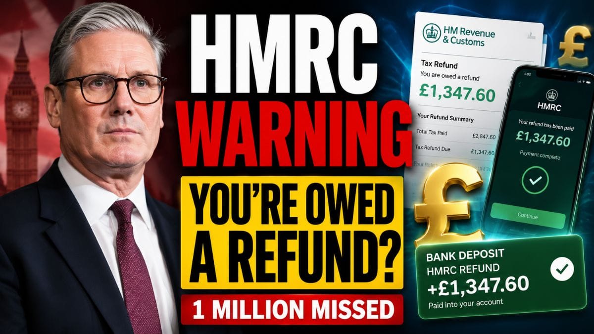 HMRC Urges Action Today as Around One Million Britons May Be Due a Tax Refund