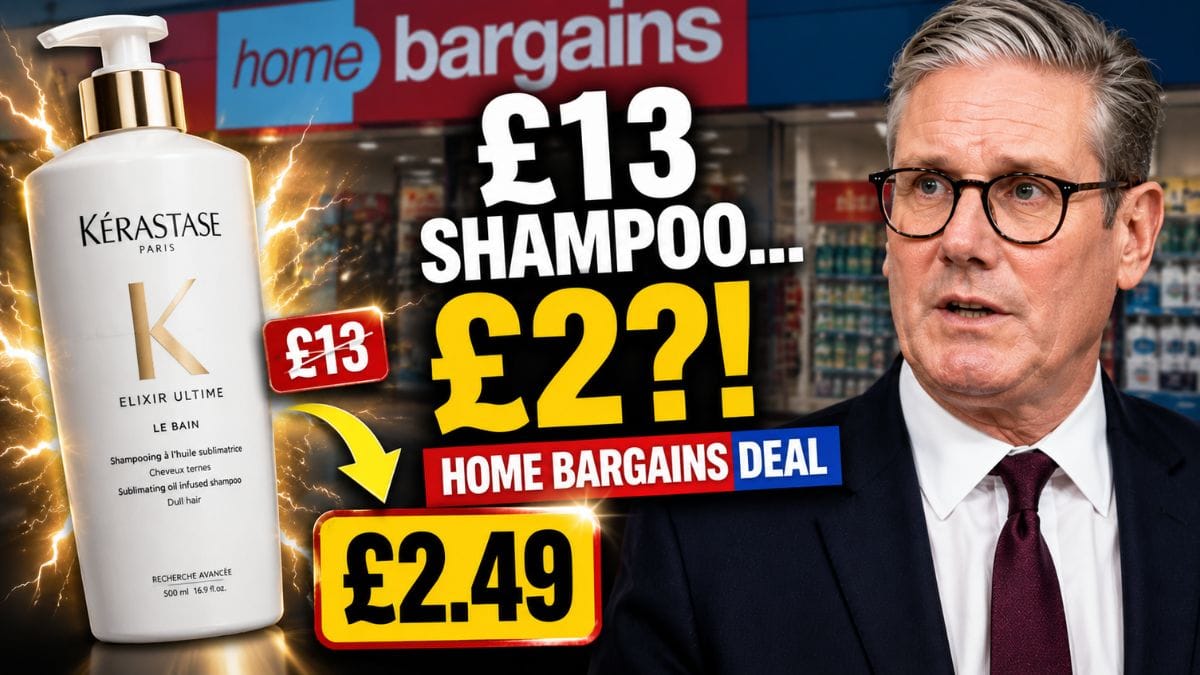 Home Bargains Drops £13 Luxury Shampoo to £2 and Shoppers Are Taking Notice