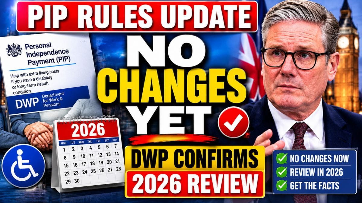 PIP Rules Review Timeline – DWP Confirms When 2026 Changes Could Be Considered